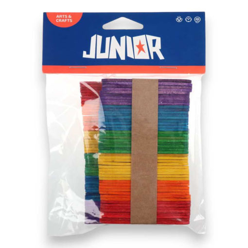 Picture of CRAFT COLOURED MINI STICKS 65MM - 100 PACK